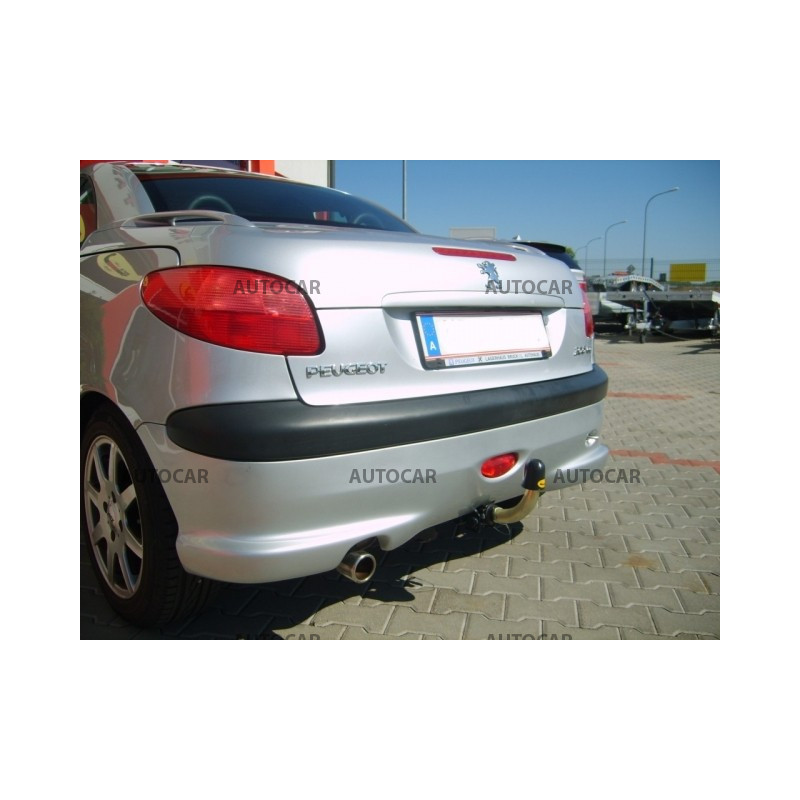 Anhängerkupplung für 206 - 3/5-türig - automat–AHK abnehmbar - von 2003/07