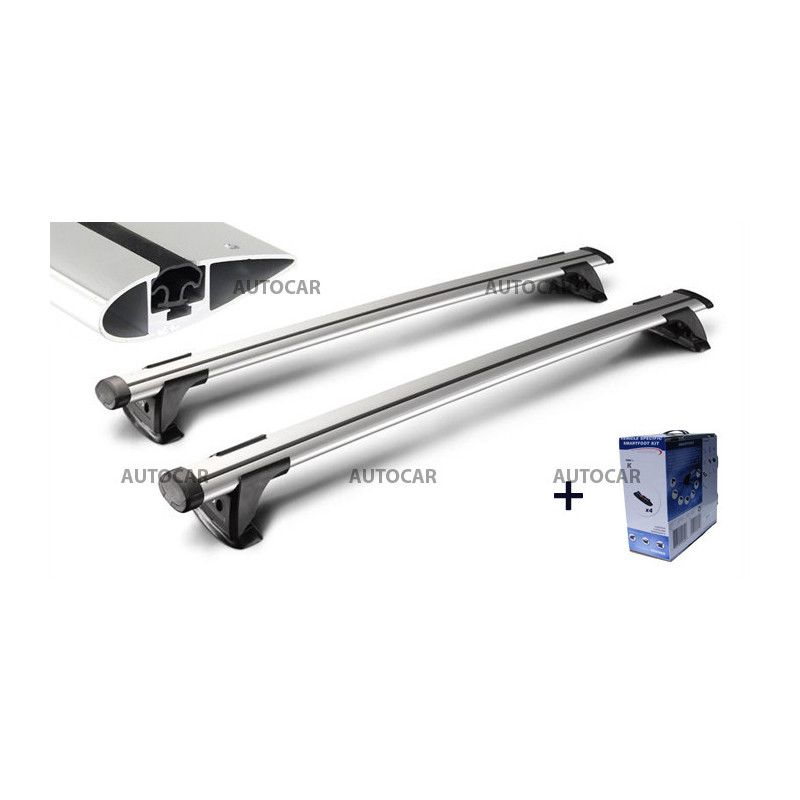 Dachträger Whispbar mit Überlappungs - aluminium