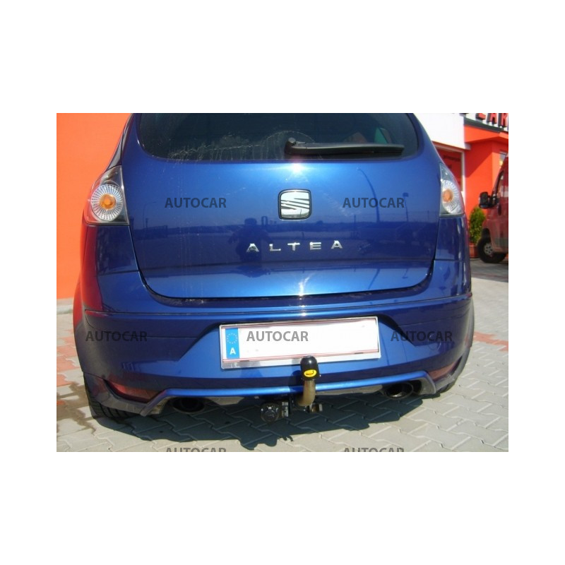 Anhängerkupplung für ALTEA - aj XXL, (5 P 1) - automat–AHK abnehmbar - von 2004