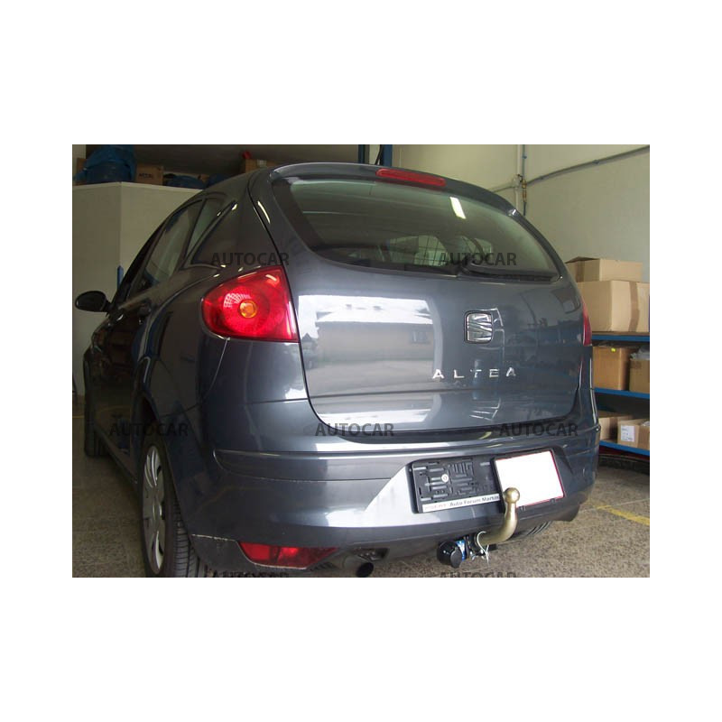 Anhängerkupplung für ALTEA - aj XXL, (5 P 1) - automat–AHK abnehmbar - von 2004