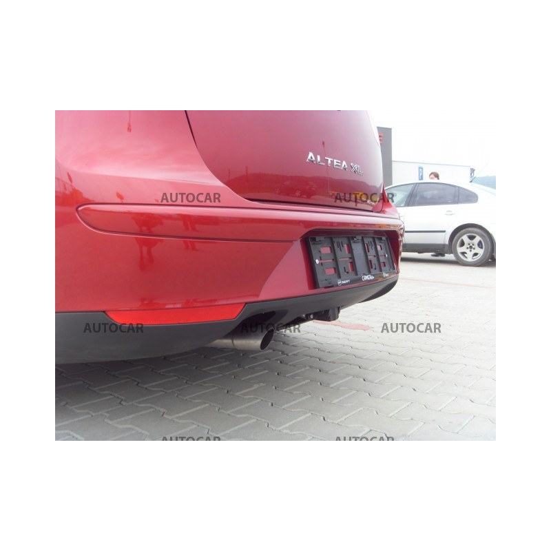 Anhängerkupplung für ALTEA - aj XXL, (5 P 1) - manuell–AHK starr - von 2004