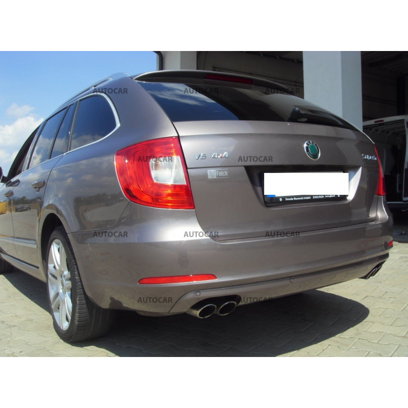 Anhängerkupplung für SUPERB - 5 -tür., Combi 4x4 - automat vertikal–AHK abnehmbar - von 2004