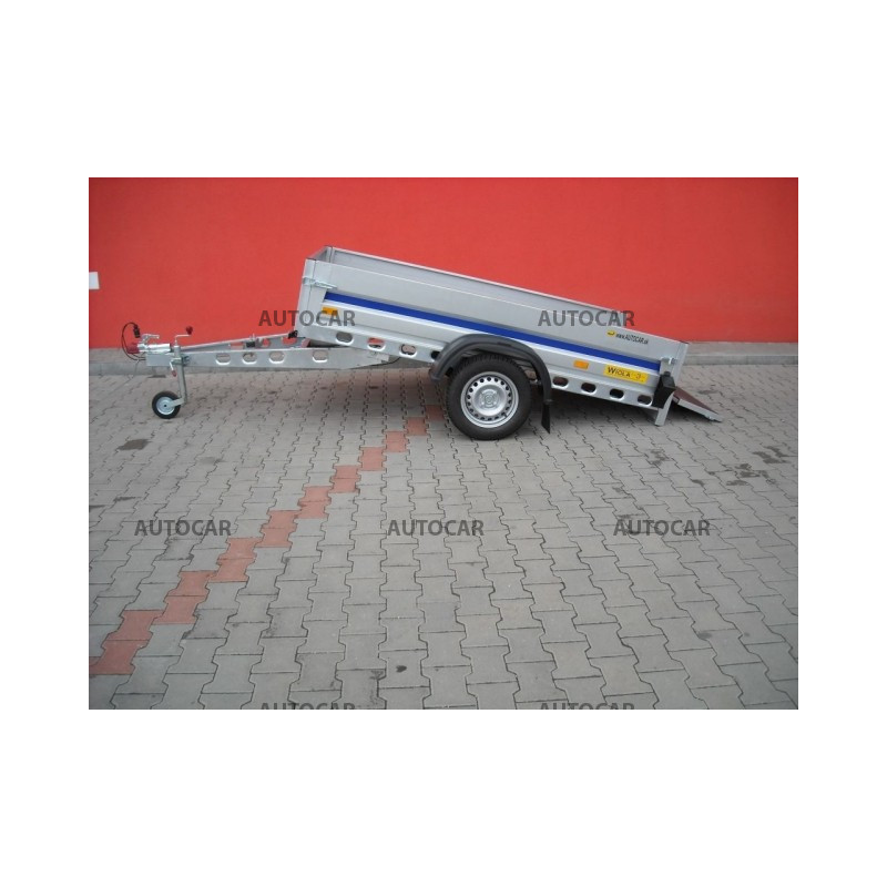 Pritsche Anhänger Krakus - verstärkte Achse 1,3t