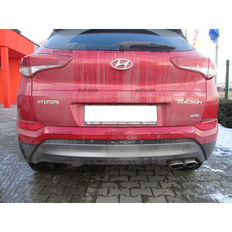 Anhängerkupplung für TUSCON - manuell–AHK starr - von 2015/-