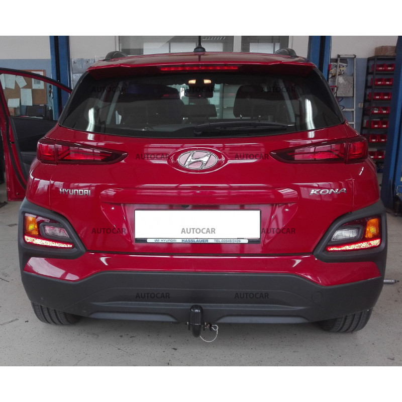 Anhängerkupplung für KONA - automat–AHK abnehmbar - von 2017/-