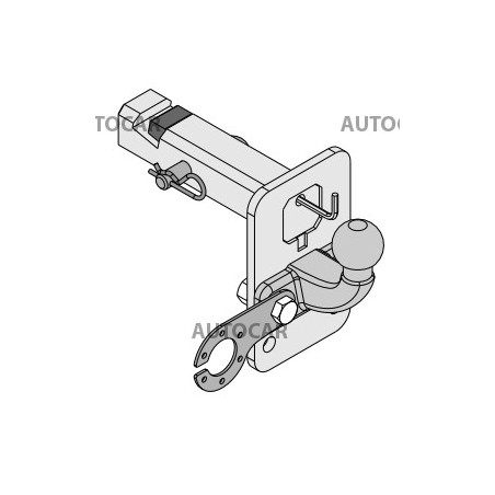 Kugelkopf für die Anhängerkupplung USA (AH-5)
