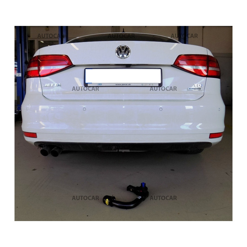 Anhängerkupplung für TOURAN - 5 tür., VAN - automat–AHK abnehmbar - von 2003