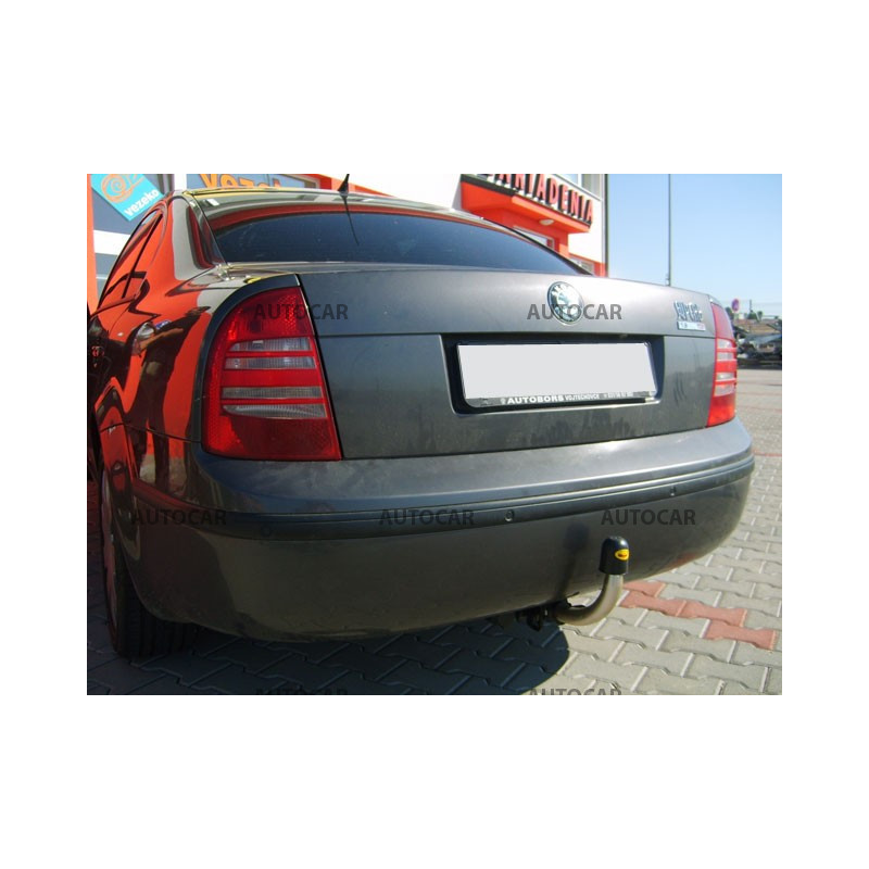 Anhängerkupplung für SUPERB - 4-türig, (3 U 4) - automat–AHK abnehmbar - von 2002 bis 2008