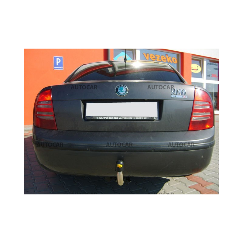 Anhängerkupplung für SUPERB - 4-türig, (3 U 4) - automat–AHK abnehmbar - von 2002 bis 2008