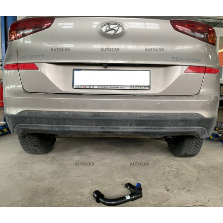 Anhängerkupplung für Hyundai TUCSON - automat vertikal–AHK abnehmbar Anhängerkupplung für Hyundai TUCSON - automat vertikal–AHK abnehmbar