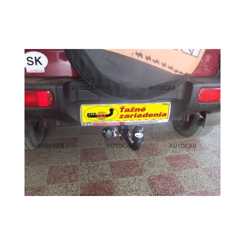Anhängerkupplung für JIMNY - 3/5-türig, pasuje aj na r. 2005 - manuell–AHK starr - von 1998