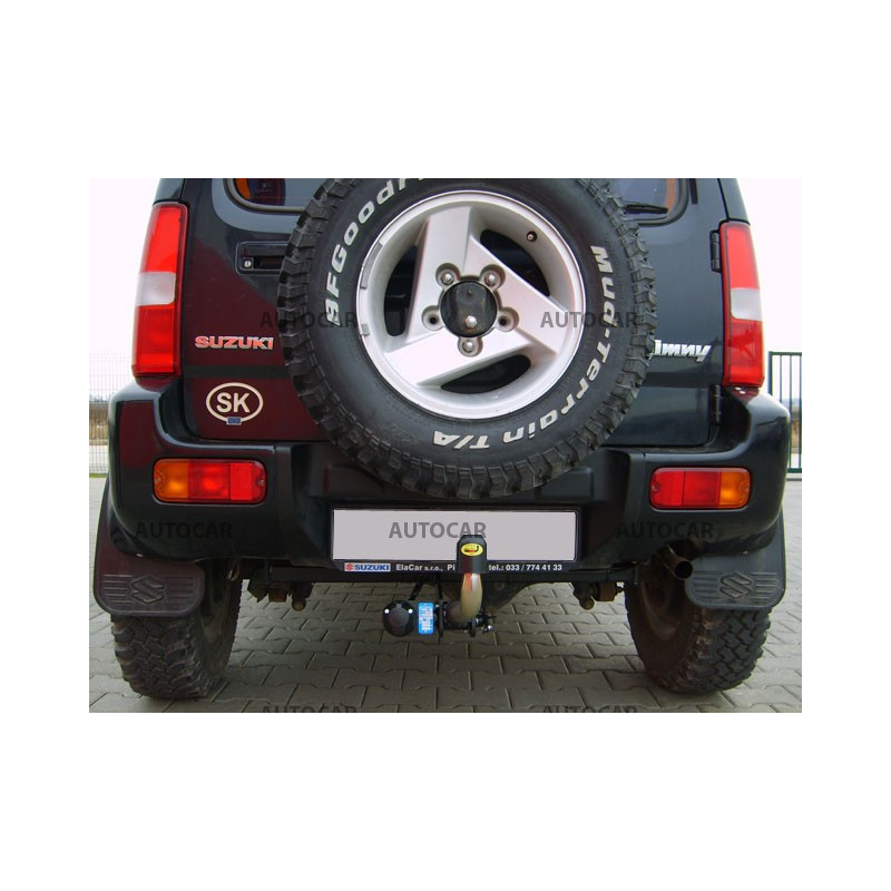 Anhängerkupplung für JIMNY - 3/5-türig, pasuje aj na r. 2005 - automat–AHK abnehmbar - von 1998