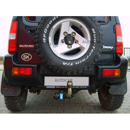 Anhängerkupplung für JIMNY - 3/5-türig, pasuje aj na r. 2005 - automat–AHK abnehmbar - von 1998 Anhängerkupplung für JIMNY - 3/5-türig, pasuje aj na r. 2005 - automat–AHK abnehmbar - von 1998
