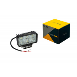 Arbeitslicht 6LED * 3W / 18W, 900LM, 2 Kabel (30cm), ECE R10