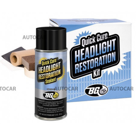 BG 876 KIT QUICK CURE HEADLIGHT BG 876 KIT QUICK CURE HEADLIGHT
