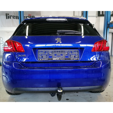 Anhängerkupplung für Peugeot 308 - 5 tür. - automat vertikal–AHK abnehmbar Anhängerkupplung für Peugeot 308 - 5 tür. - automat vertikal–AHK abnehmbar