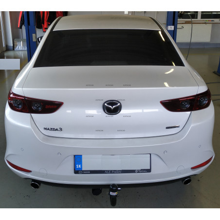 Anhängerkupplung für Mazda 3 - 4-türig - automat vertikal–AHK abnehmbar Anhängerkupplung für Mazda 3 - 4-türig - automat vertikal–AHK abnehmbar