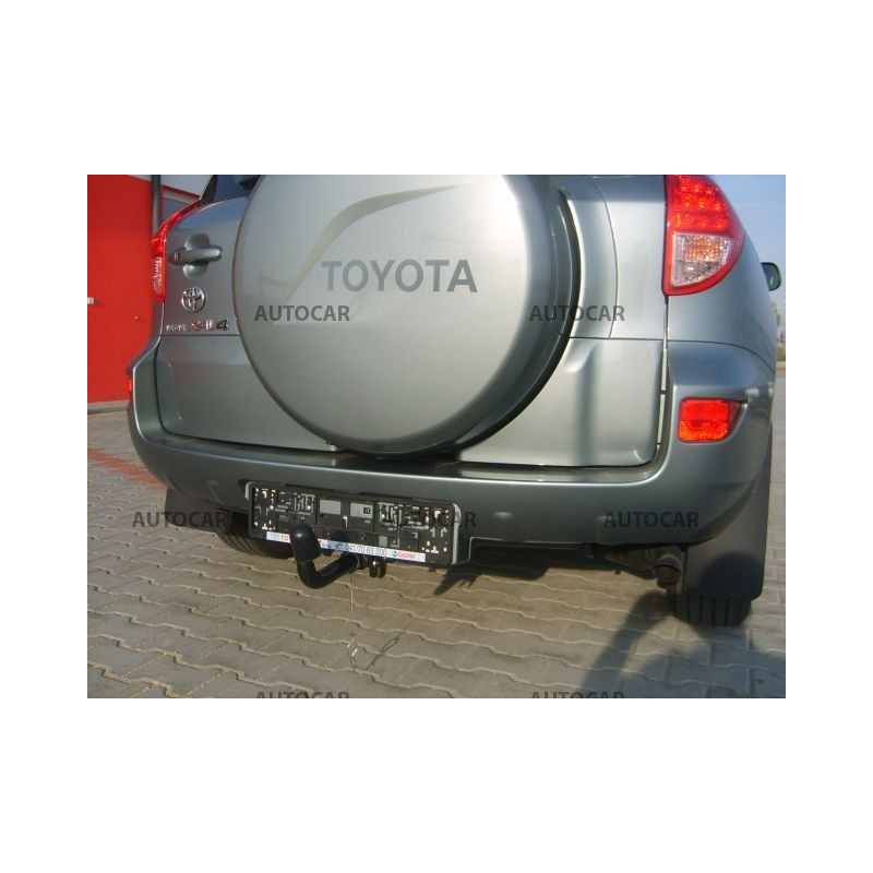 Anhängerkupplung für RAV 4 - 5 dv - s rezervným kolesom na zad. dv. - automat–AHK abnehmbar - von 2006 bis 2009