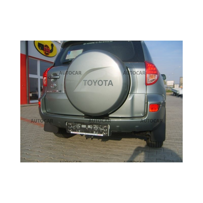 Anhängerkupplung für RAV 4 - 5 dv - s rezervným kolesom na zad. dv. - automat–AHK abnehmbar - von 2006 bis 2009