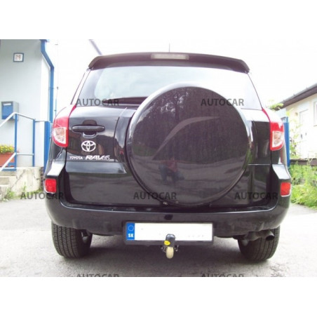 Anhängerkupplung für RAV 4 - 5 dv - s rezervným kolesom na zad. dv. - automat–AHK abnehmbar - von 2006 bis 2009 Anhängerkupplung für RAV 4 - 5 dv - s rezervným kolesom na zad. dv. - automat–AHK abnehmbar - von 2006 bis 2009