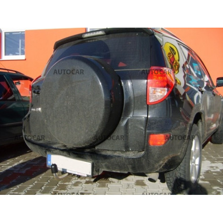 Anhängerkupplung für RAV 4 - 5-türig s rezerv. kolesom na zadnych dverach - automat–AHK abnehmbar - von 2009 Anhängerkupplung für RAV 4 - 5-türig s rezerv. kolesom na zadnych dverach - automat–AHK abnehmbar - von 2009