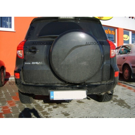 Anhängerkupplung für RAV 4 - 5-türig s rezerv. kolesom na zadnych dverach - automat–AHK abnehmbar - von 2009 Anhängerkupplung für RAV 4 - 5-türig s rezerv. kolesom na zadnych dverach - automat–AHK abnehmbar - von 2009
