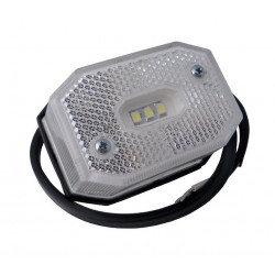 Obrysová LED lampa biela