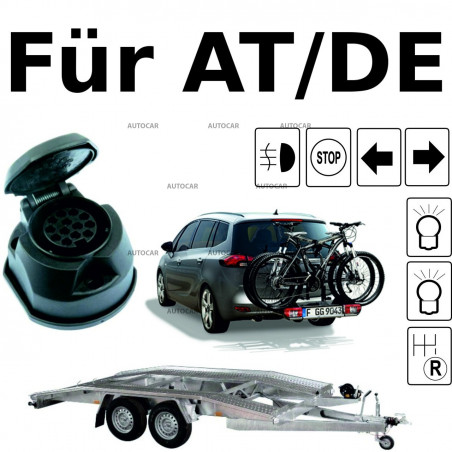 13/8 PIN - Universal E-Satz (mit Modul) für Anhängevorrichtung (mit Rückfahrlicht) 13/8 PIN - Universal E-Satz (mit Modul) für Anhängevorrichtung (mit Rückfahrlicht)