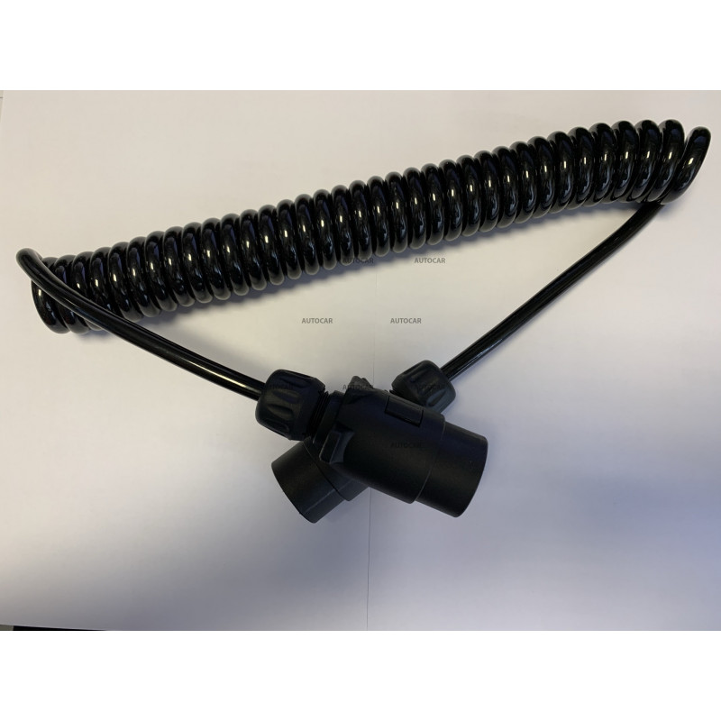 Anschluss Spiralkabel - 2x 7-poligen Stecker