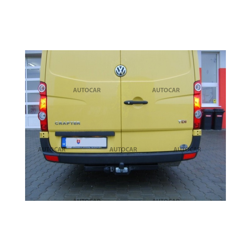 Anhängerkupplung für Volkswagen CRAFTER - Kastenwagen ohne Treppe - Radstand 3,665 / 4,325 m - Festeinbau