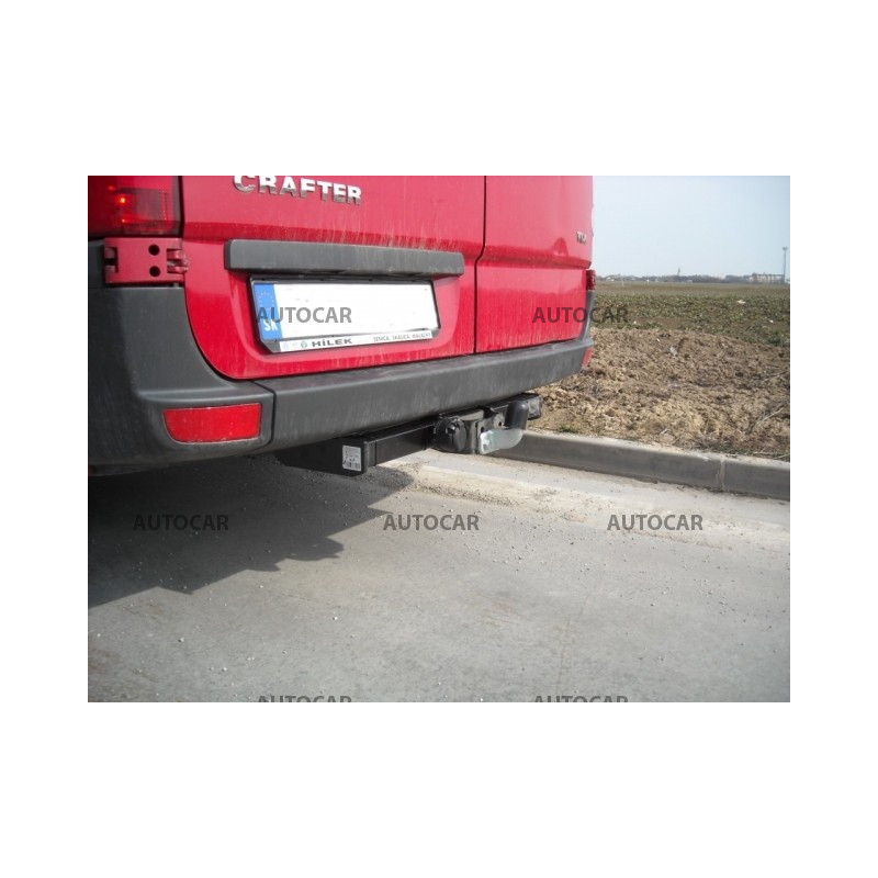 Anhängerkupplung für Volkswagen CRAFTER - Kastenwagen ohne Treppe - Radstand 3,665 / 4,325 m - Festeinbau