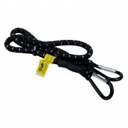Gummispannseil Bungee - Karabiner 10 mm x 80 cm - 1 Stck