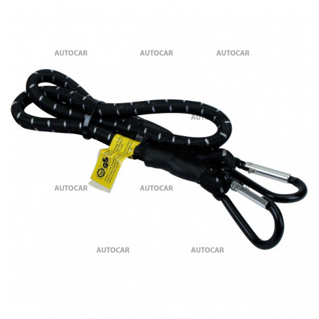 Gummispannseil Bungee - Karabiner 10 mm x 80 cm - 1 Stck