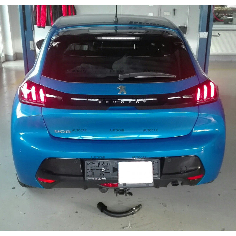 Anhängerkupplung für Peugeot 208 - automat–AHK abnehmbar