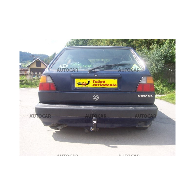 Anhängerkupplung für Volkswagen GOLF II. - breite Stoßstange - manuall–AHK starr