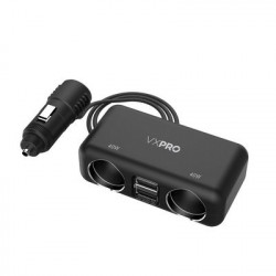 Splitter für Zigarettenanzünderbuchse mit 2x USB