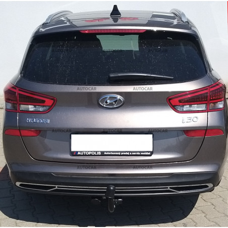 Anhängerkupplung für Hyundai i30 CW - automat vertikal–AHK abnehmbar Anhängerkupplung für Hyundai i30 CW - automat vertikal–AHK abnehmbar