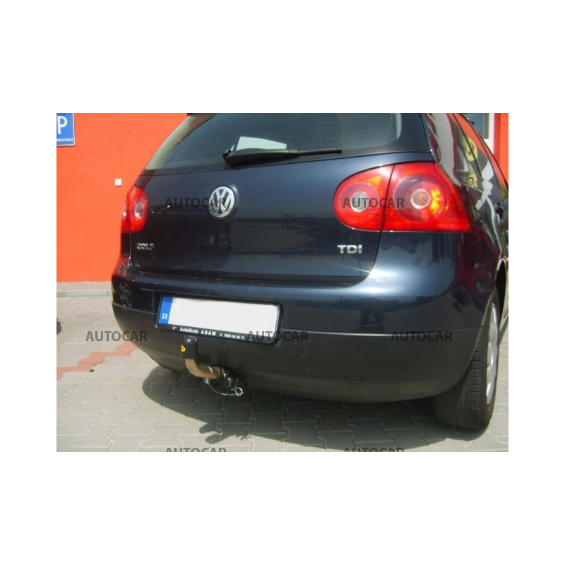 Anhängerkupplung für GOLF - V,VI,Plus,3/5dv,(1K 1,5M1) - automat–AHK abnehmbar - von 2003