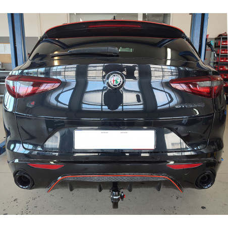 Anhängerkupplung für Alfa Romeo STELVIO - automat–AHK vertikal abnehmbar Anhängerkupplung für Alfa Romeo STELVIO - automat–AHK vertikal abnehmbar