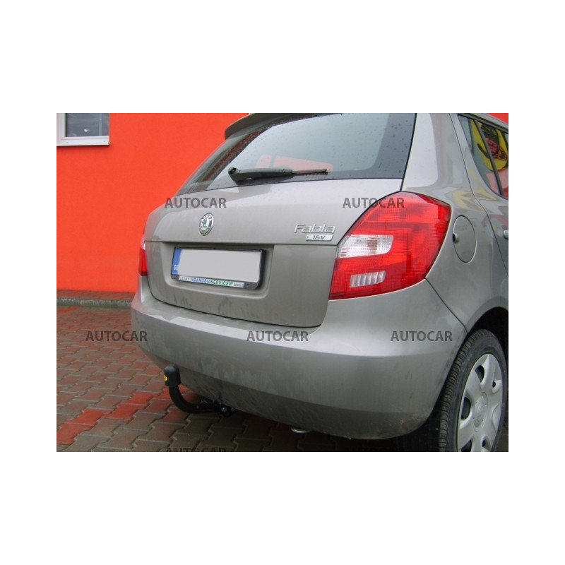 Anhängerkupplung für Skoda FABIA II. - 5 tür. - manuall–AHK starr