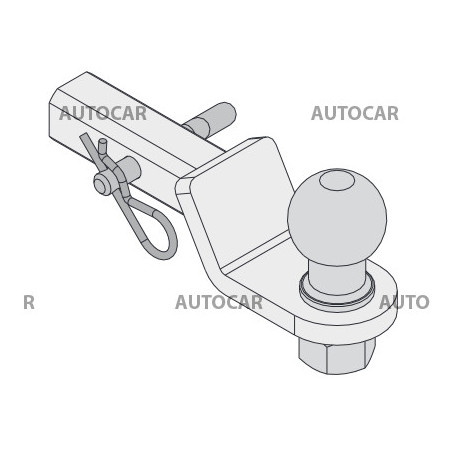 Kugelkopf für die Anhängerkupplung USA (AH-10)