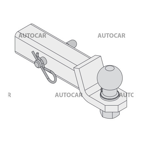 Kugelkopf für die Anhängerkupplung USA (AH-3)