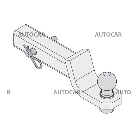 Kugelkopf für die Anhängerkupplung USA (AH-4)