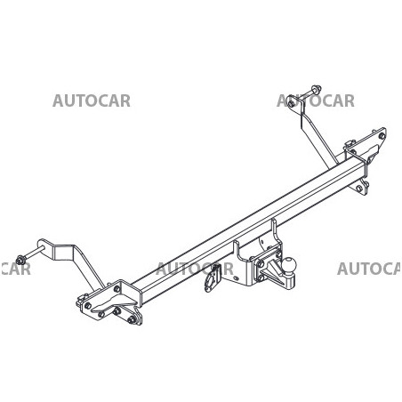 Anhängerkupplung für Opel MOVANO - Kastenwagen L1, L2, L3 - manuall–AHK starr