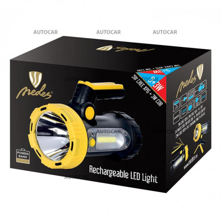 Wiederaufladbare LED-leuchte - mit Powerbank Wiederaufladbare LED-leuchte - mit Powerbank