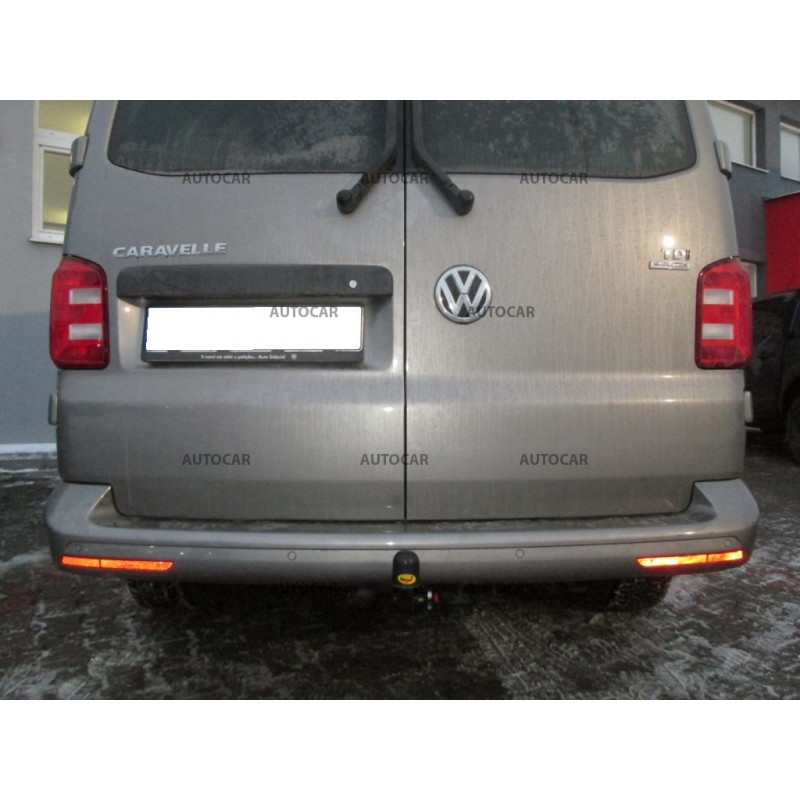 Anhängerkupplung für Volkswagen TRANSPORTER / MULTIVAN / CARAVELLA - T6 - Kastenwagen - automat–AHK vertikal abnehmbar