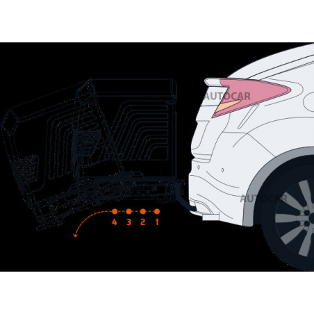 Transportbox für Anhängerkupplung Towbox V3 - grün