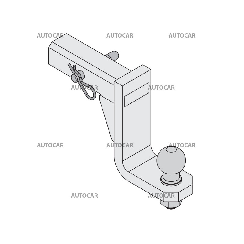 Kugelkopf für die Anhängerkupplung (AH-8)