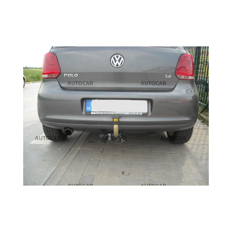 Anhängerkupplung für Volkswagen POLO V. - 3/5 dv. - automat–AHK abnehmbar