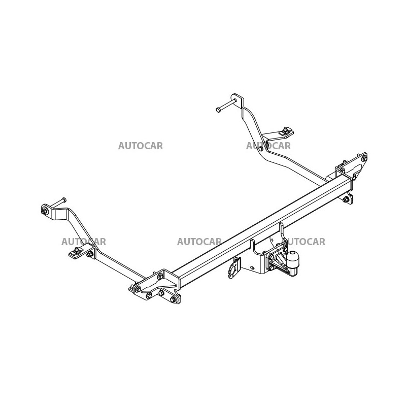 Anhängerkupplung für Fiat DUCATO - Kastenwagen L4, L5 – AHK starr